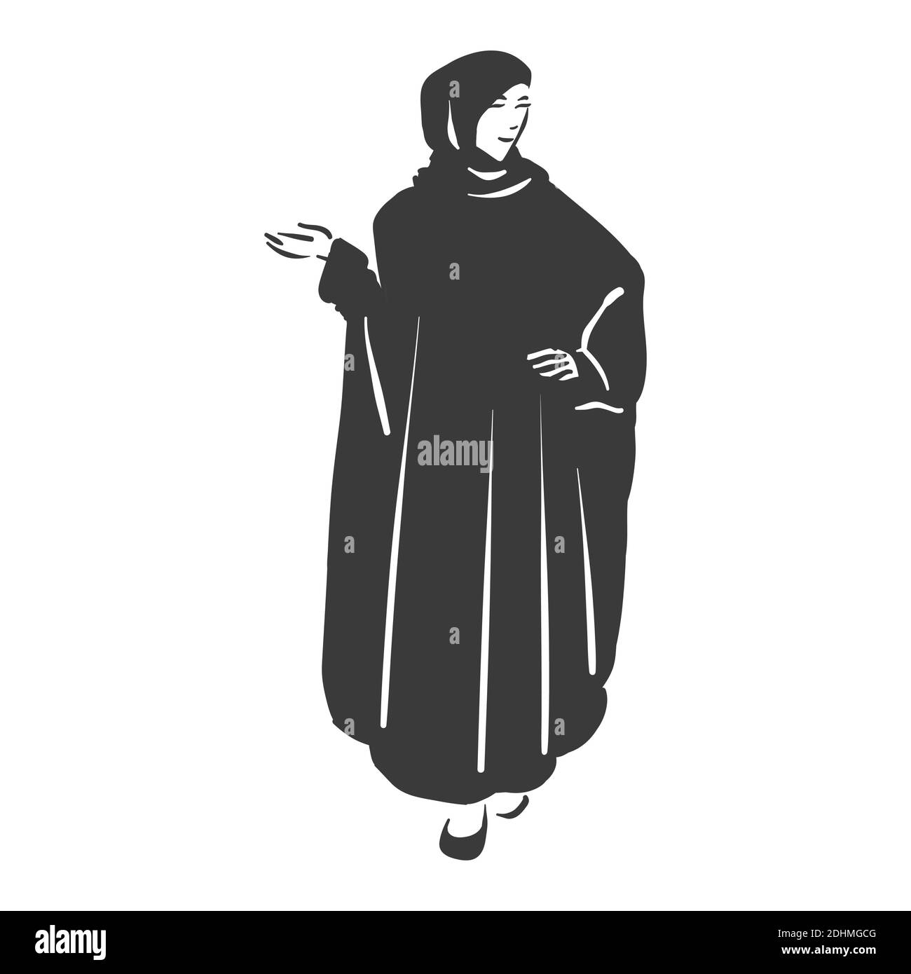 Muslim arabic islam woman in hijab fashion Stock Vector Image & Art - Alamy
