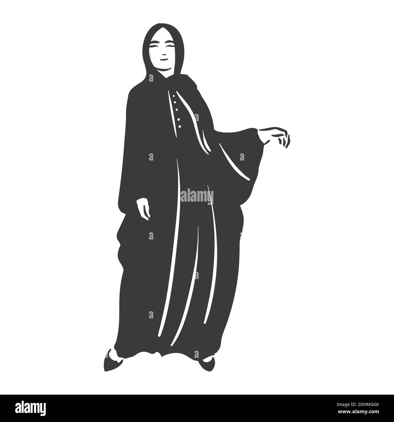 Muslim arabic islam woman in hijab fashion Stock Vector Image & Art - Alamy