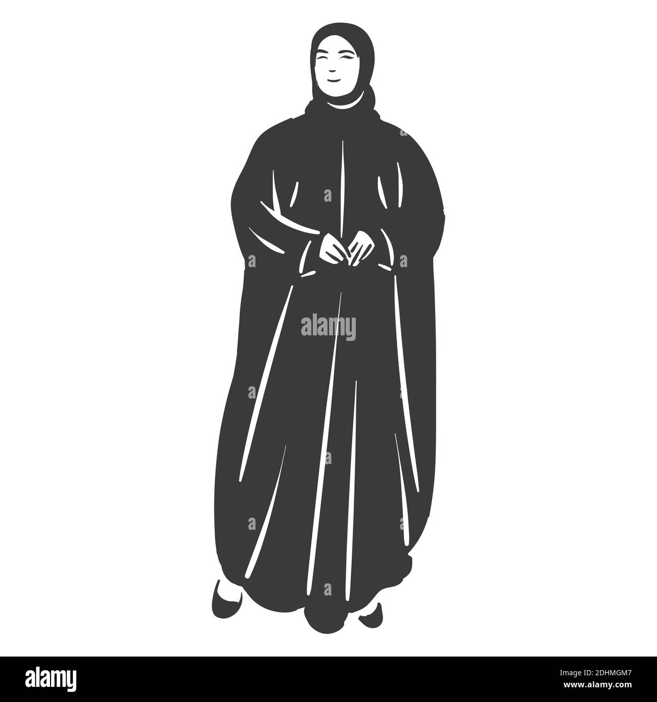 Muslim arabic islam woman in hijab fashion Stock Vector Image & Art - Alamy