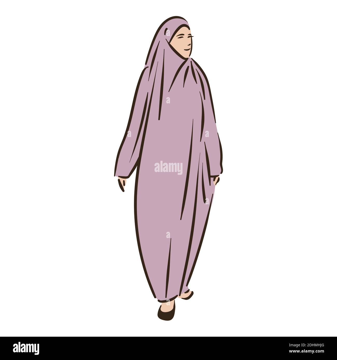 Muslim arabic islam woman in hijab fashion Stock Vector Image & Art - Alamy