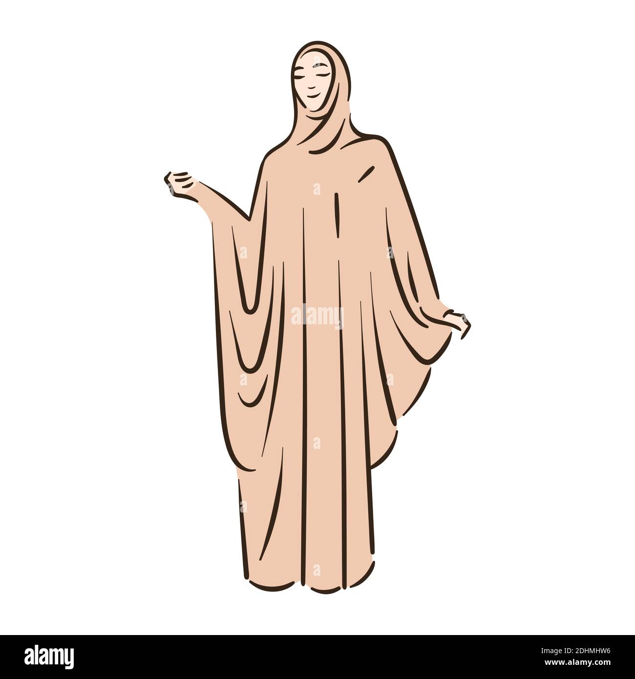 Muslim arabic islam woman in hijab fashion Stock Vector Image & Art - Alamy