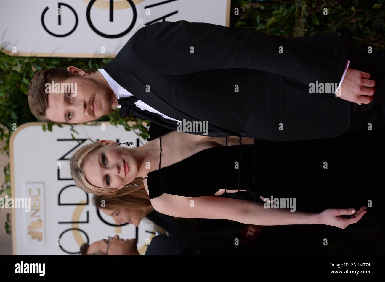 Kirsten Dunst and her boyfriend Garrett Hedlund attend the 73rd Annual