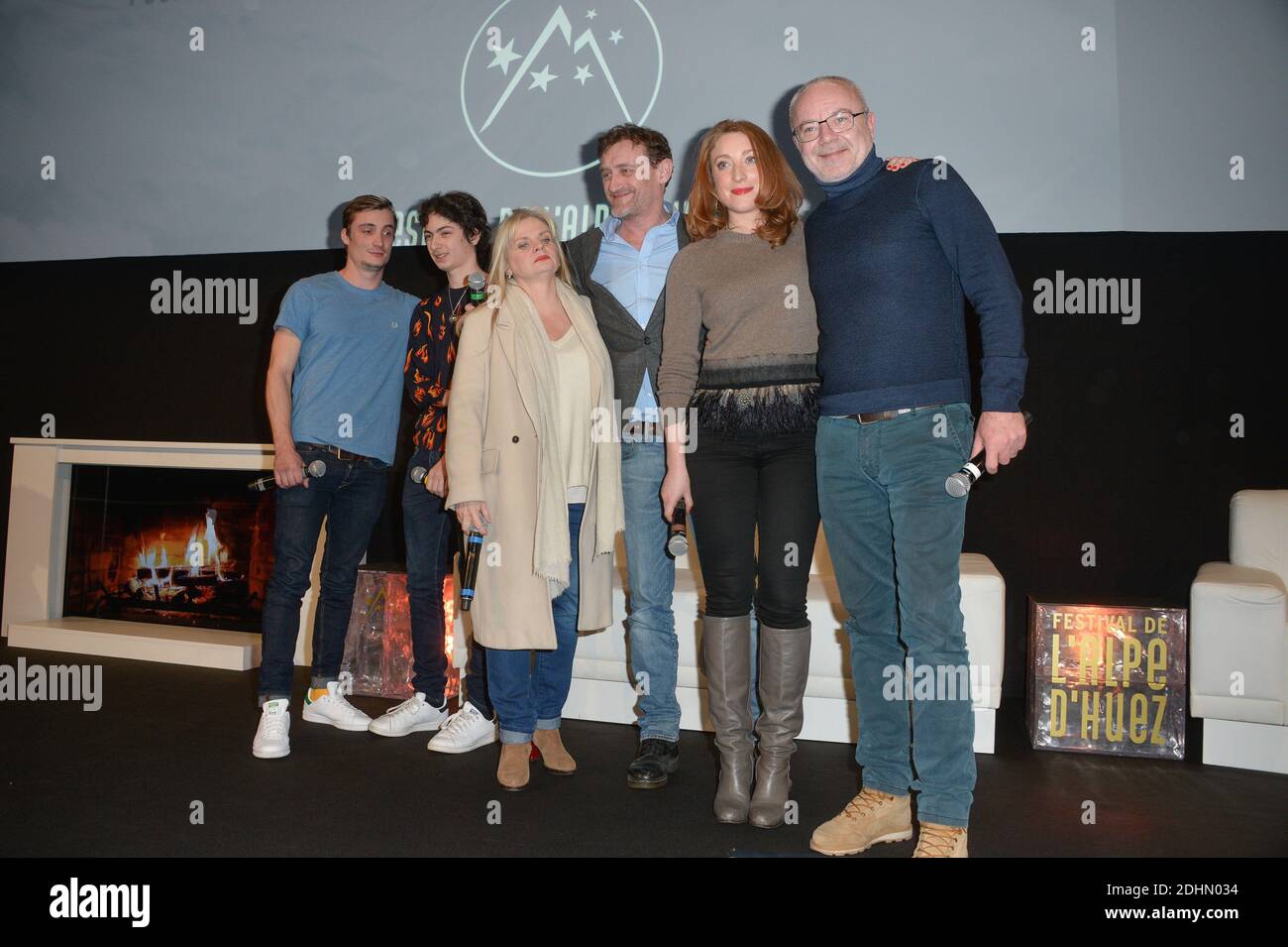 Carmen Kassovitz and Theo Fernandez attend the Stalk during the 23rd TV  Fiction Festival at La Rochelle, on September 16, 2021 in La Rochelle,  France. Photo by David Niviere/ABACAPRESS.COM Stock Photo 