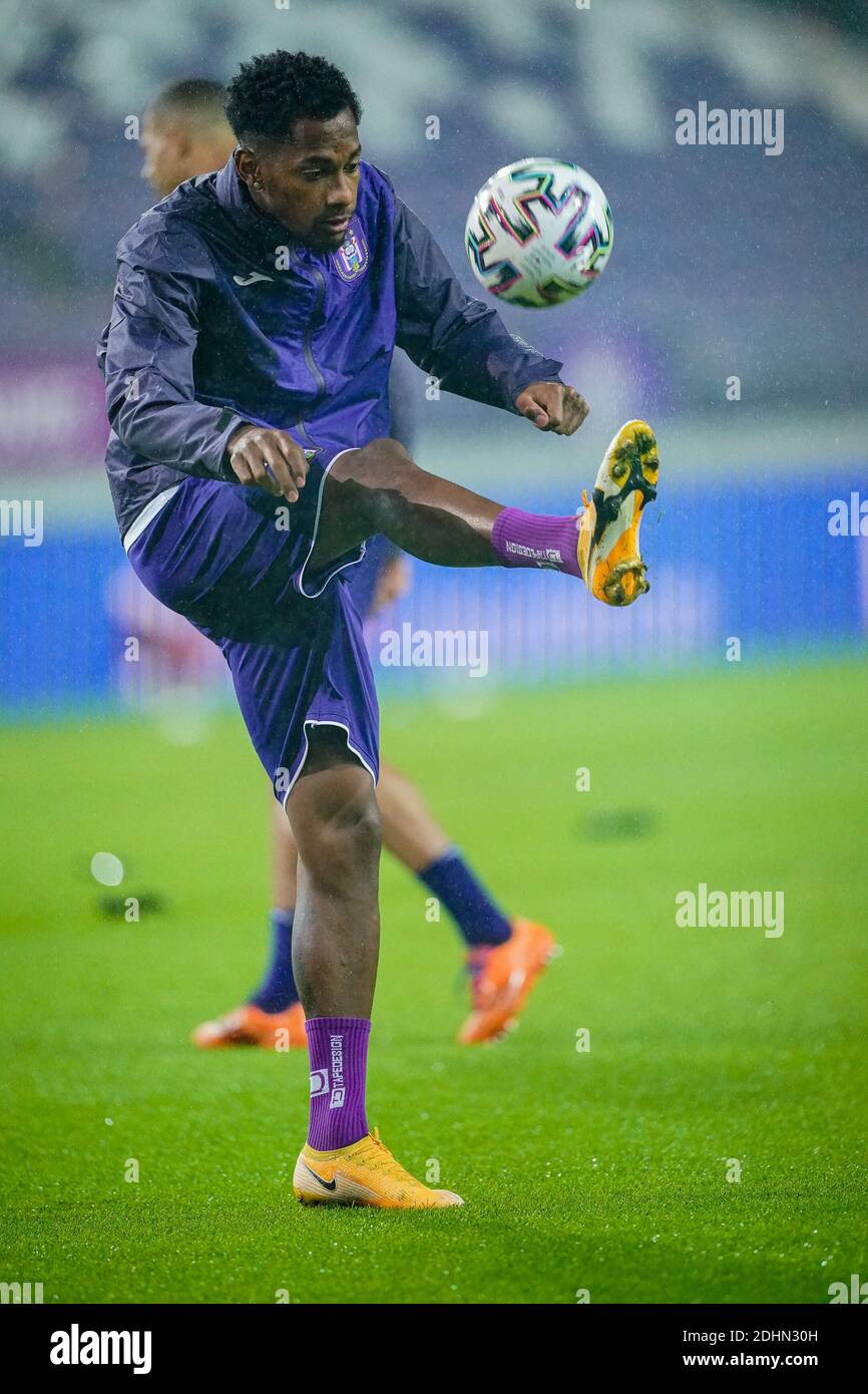 BRUSSELS, BELGIUM - DECEMBER 11: Michael Murillo of RSC Anderlecht during  the Pro League match between RSC Anderlecht and KRC Genk at Lotto Park on  de Stock Photo - Alamy