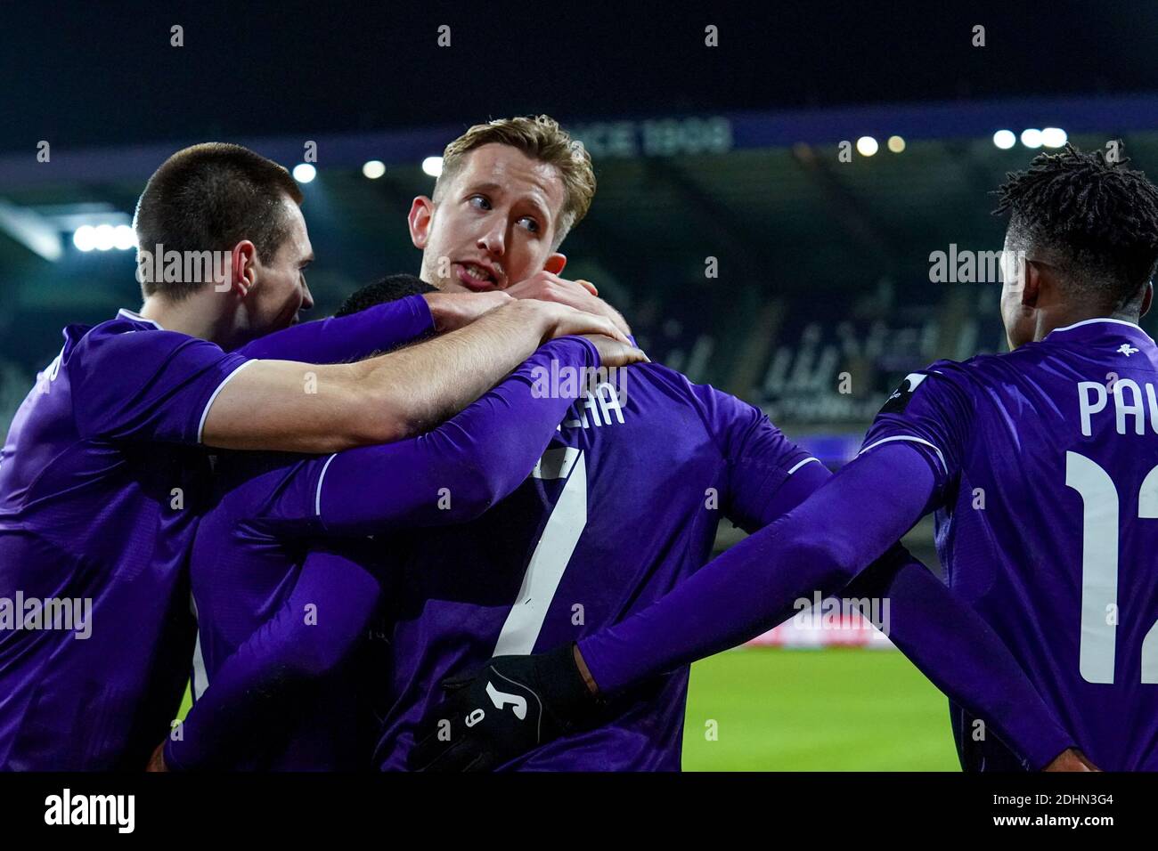 BRUSSELS, BELGIUM - DECEMBER 11: Michael Murillo of RSC Anderlecht during  the Pro League match between RSC Anderlecht and KRC Genk at Lotto Park on  de Stock Photo - Alamy