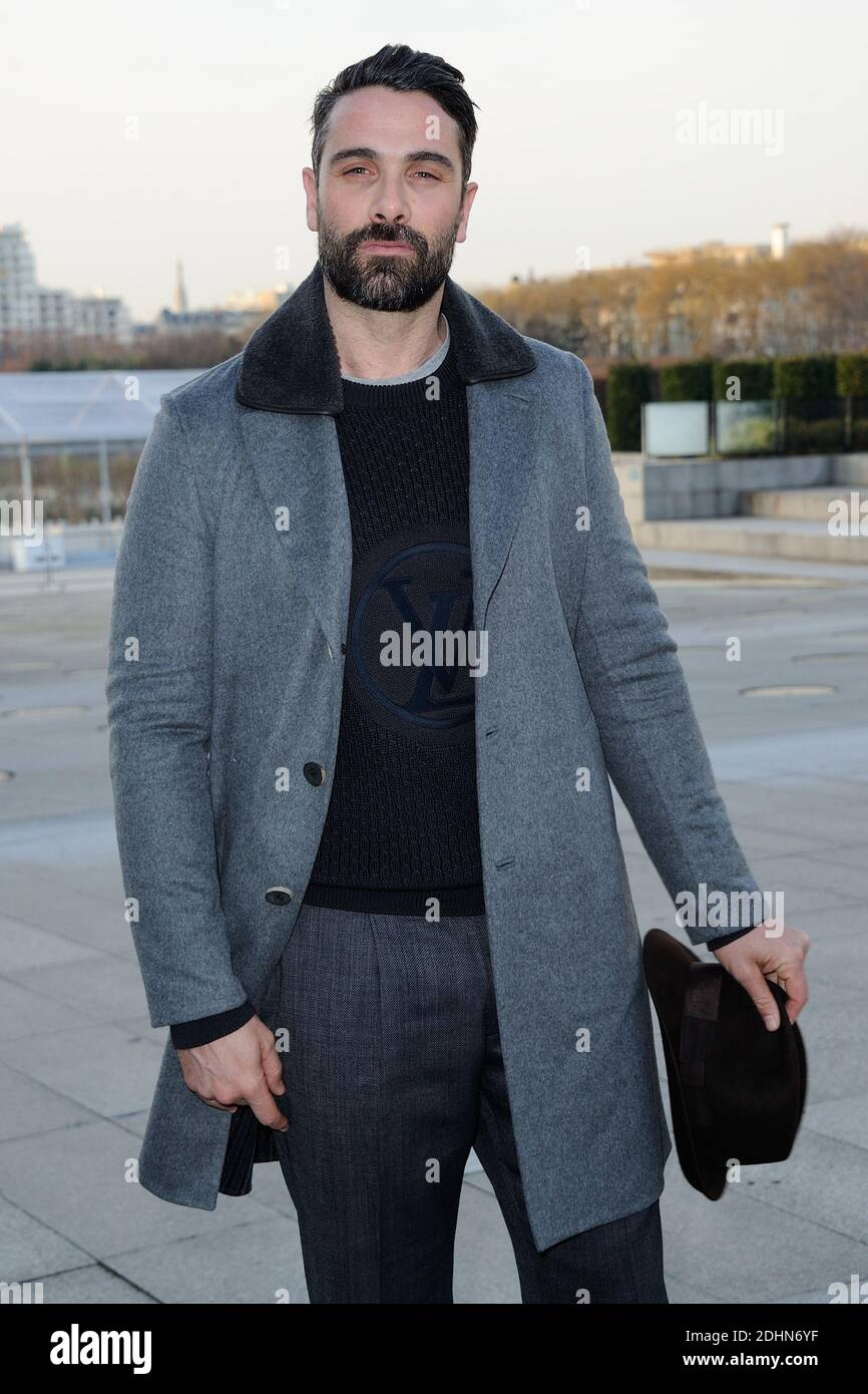 Luca Calvani arriving to the Louis Vuitton collection presentation as part  of Paris Menswear Fall-Winter 2016-2017 Fashion Week on January 21, 2016 in  Paris, France. Photo by Aurore Marechal/ABACAPRESS.COM Stock Photo 