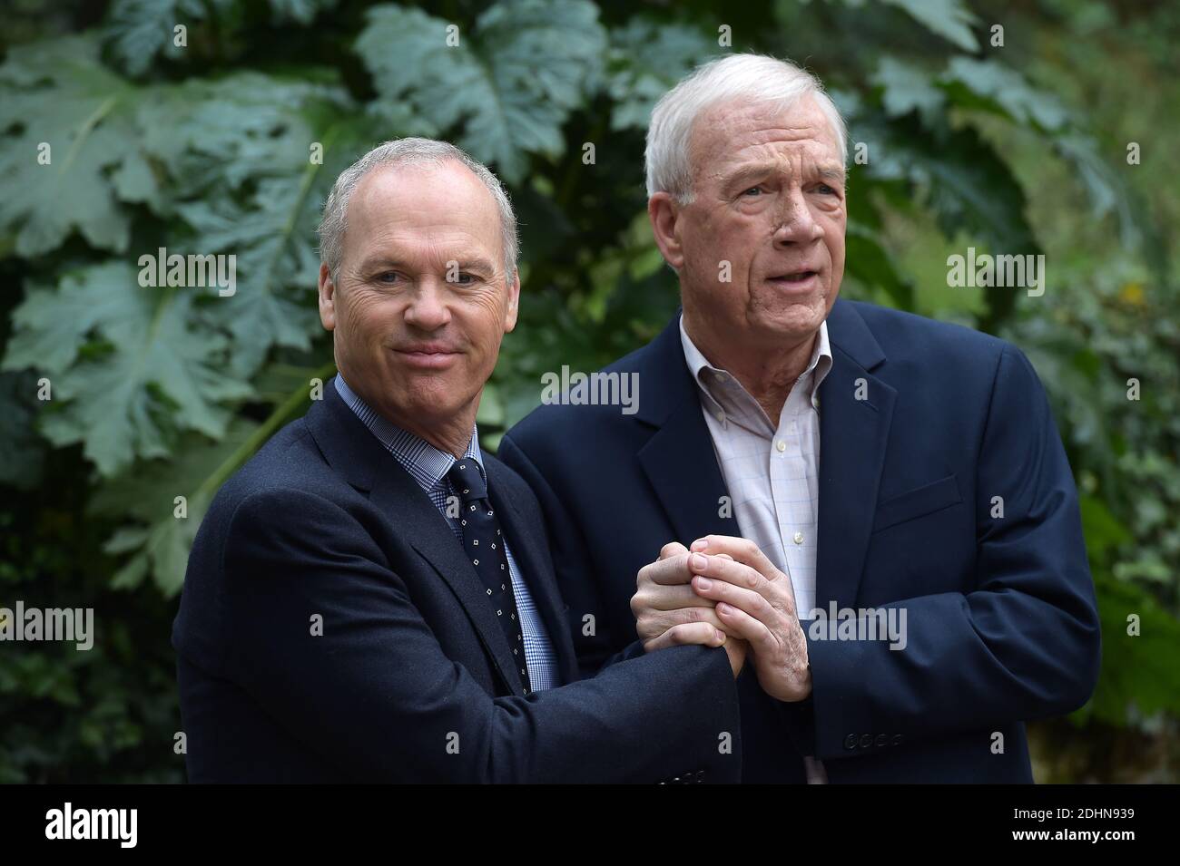 Michael Keaton and Walter Robinson attend the photocall of the film ' Spotlight' on January 23, 2016 in Rome, Italy. Photo by Eric Vandeville  /ABACAPRESS.COM Stock Photo - Alamy