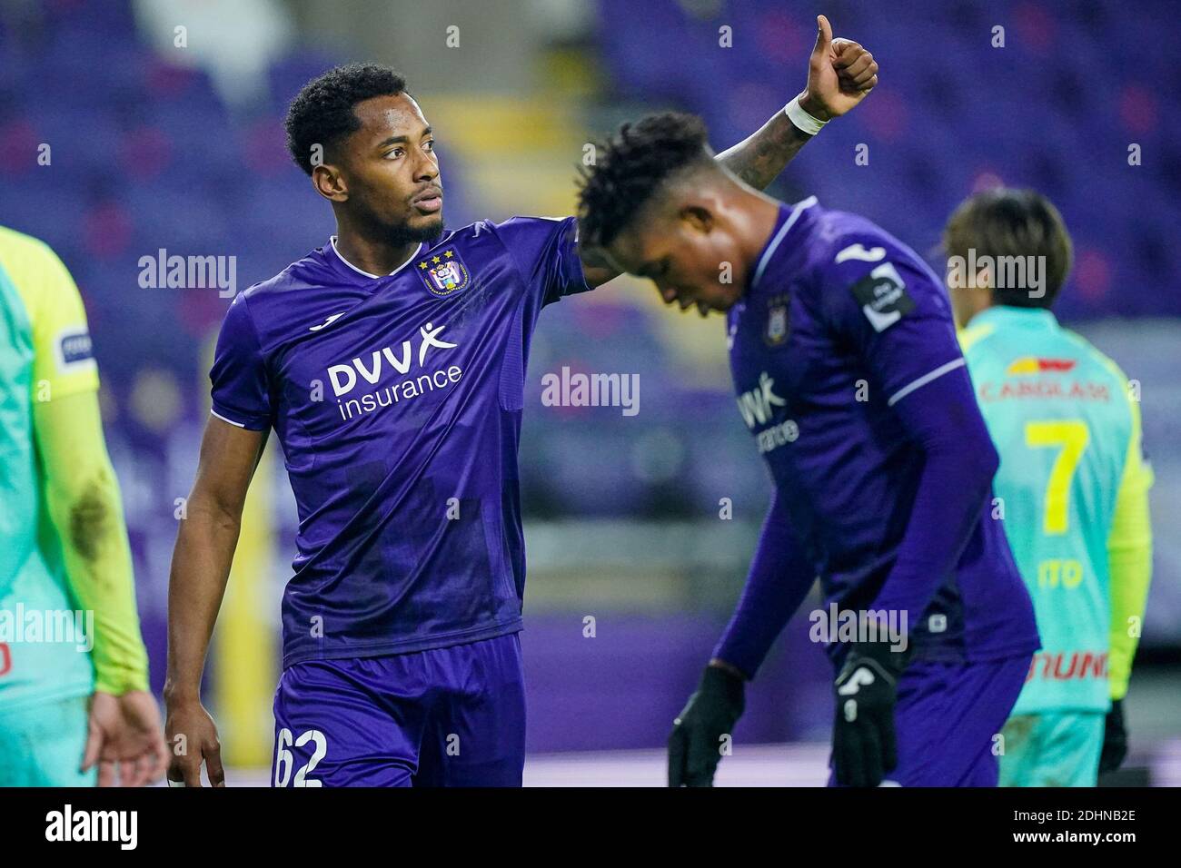 BRUSSELS, BELGIUM - DECEMBER 11: Michael Murillo of RSC Anderlecht during  the Pro League match between RSC Anderlecht and KRC Genk at Lotto Park on  de Stock Photo - Alamy