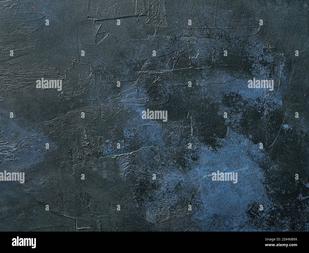 blue painted background, top view Stock Photo