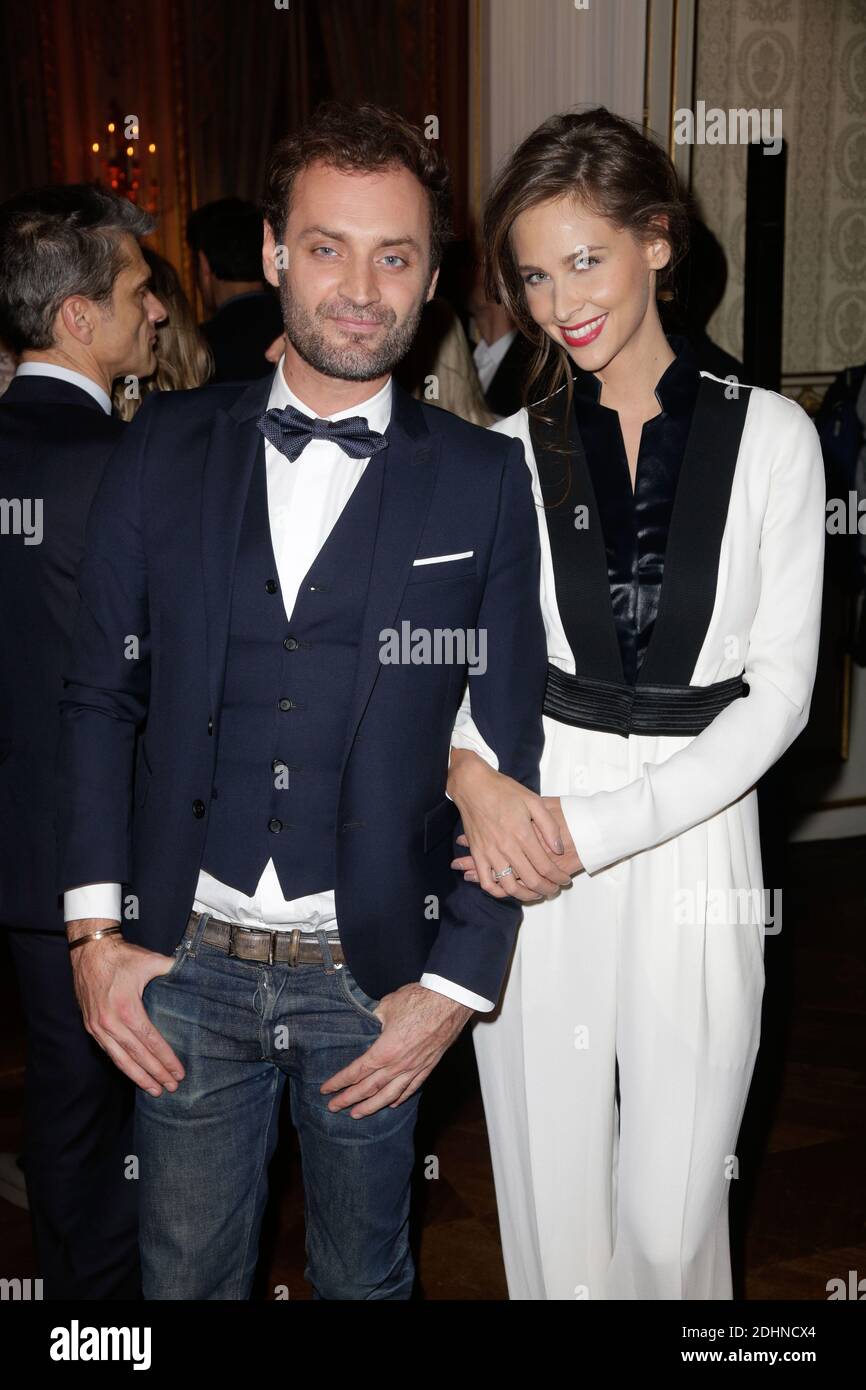 Ophelie Meunier and Augustin Trapenard attending the GQ Men of the Year