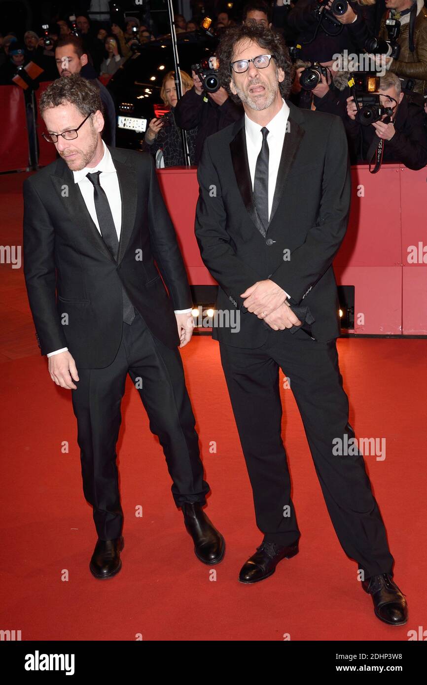 Joel Cohen and Ethan Cohen attending the Hail, Caesar premiere opening