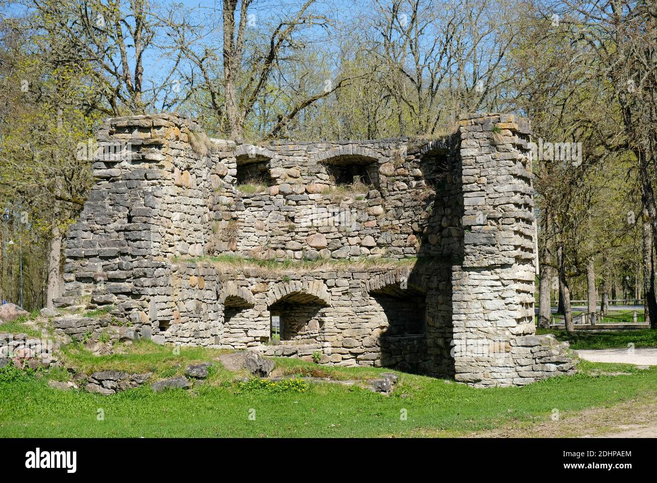 Ruins Of An Ancient Castle - Padise, Estonia Stock Photo