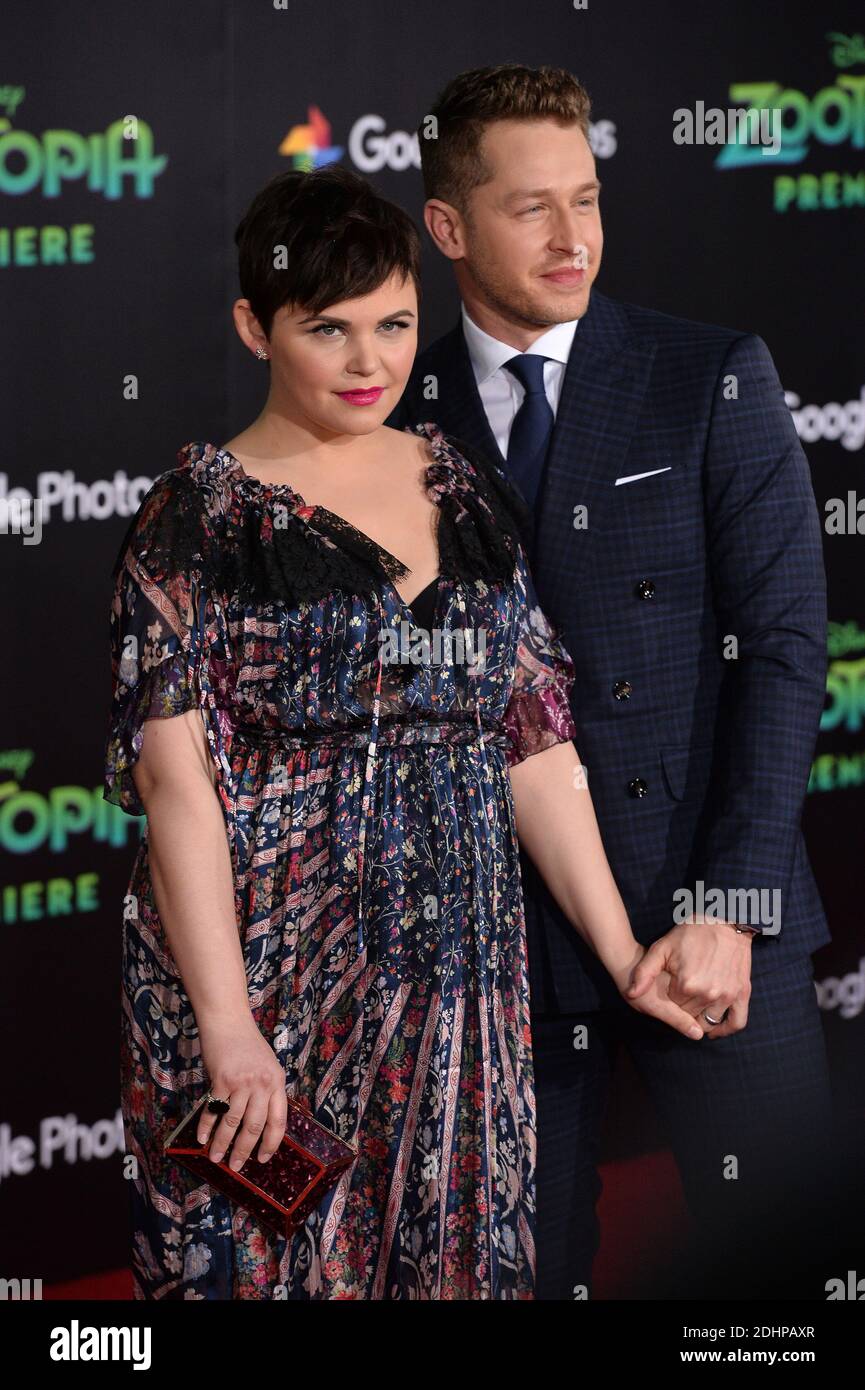 Ginnifer Goodwin and Josh Dallas attend the Walt Disney Animation