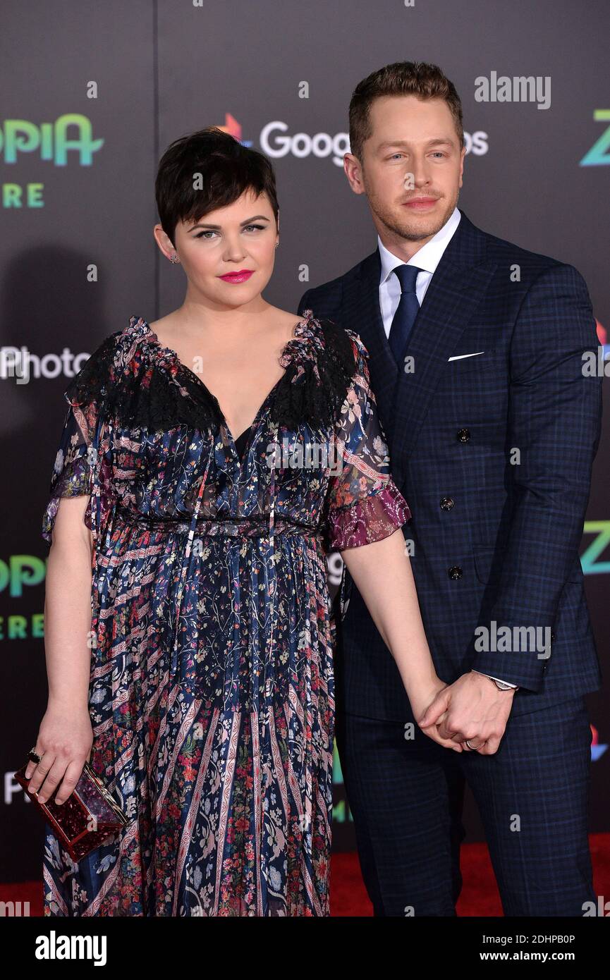 Ginnifer Goodwin and Josh Dallas attend the Walt Disney Animation