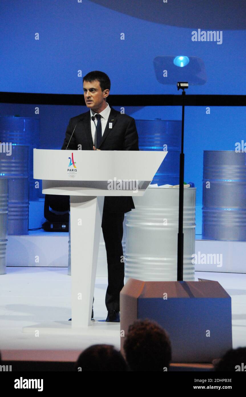 French Prime minister Manuel Valls speaks during the official