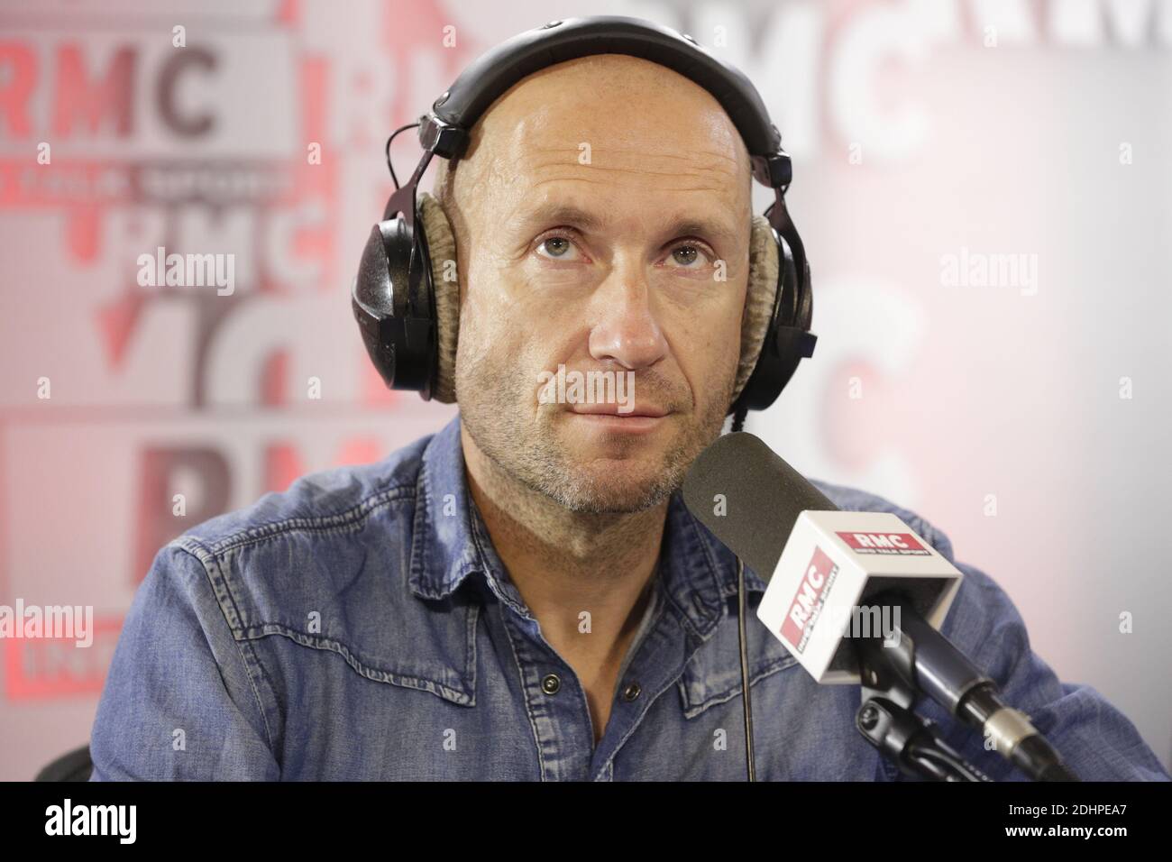 Exclusive - Gilbert Brisbois at the 'L'After Foot' talk show on RMC Radio,  in Paris, France, on February 24, 2016. Photo by Jerome  Domine/ABACAPRESS.COM Stock Photo - Alamy