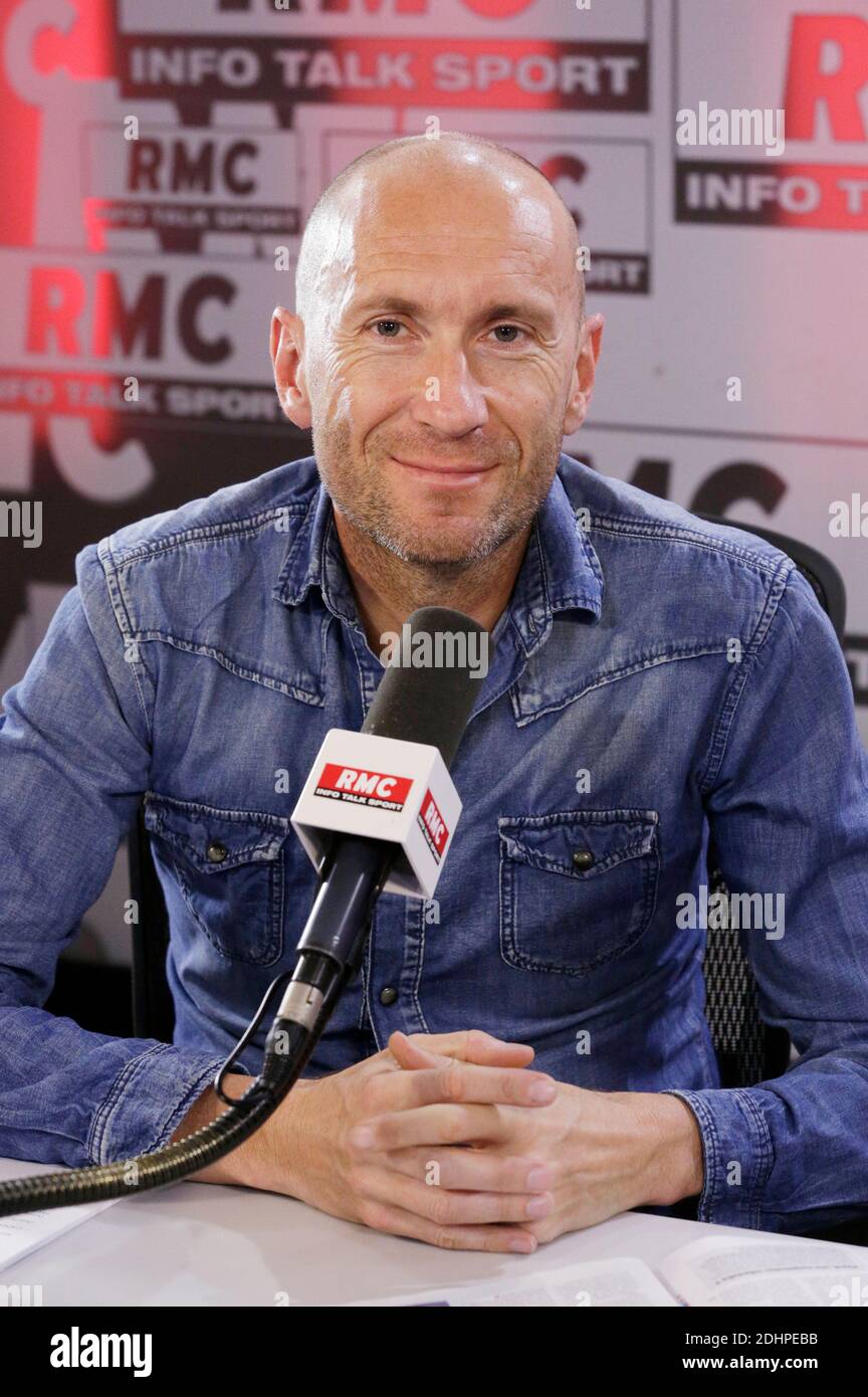 Exclusive - Gilbert Brisbois at the 'L'After Foot' talk show on RMC Radio,  in Paris, France, on February 24, 2016. Photo by Jerome  Domine/ABACAPRESS.COM Stock Photo - Alamy
