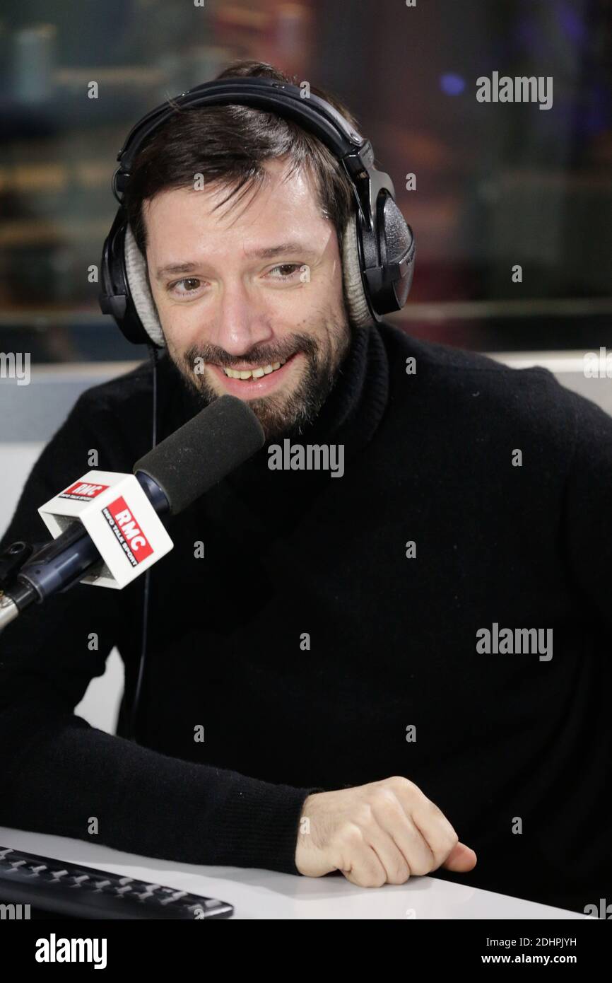 Exclusive - Julien Cazarre at the 'Moscato Show' talk show on RMC Radio, in  Paris, France, on February 26, 2016. Photo by Jerome Domine/ABACAPRESS.COM  Stock Photo - Alamy