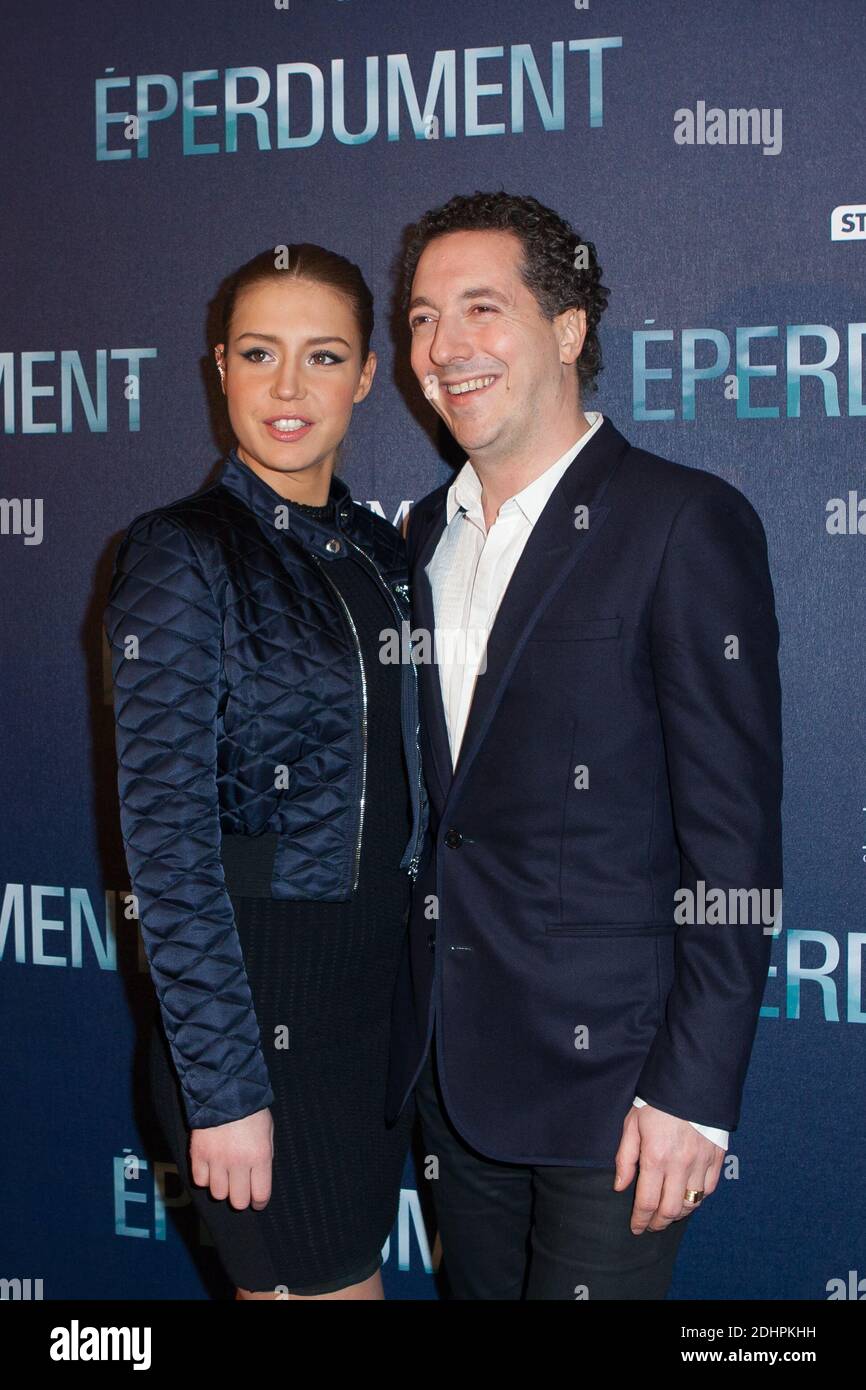 Adele Exarchopoulos and Guillaume Gallienne attending the Premiere of  Eperdument in Cinema UGC Normandie in Paris, France, on February 29, 2016.  Photo by Audrey Poree/ ABACAPRESS.COM Stock Photo - Alamy