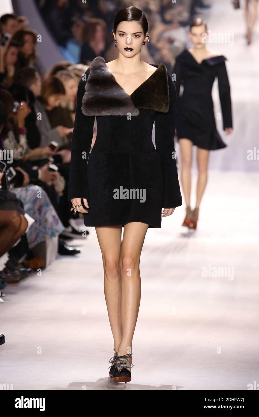 Model Kendall Jenner walks the runway during the Christian Dior