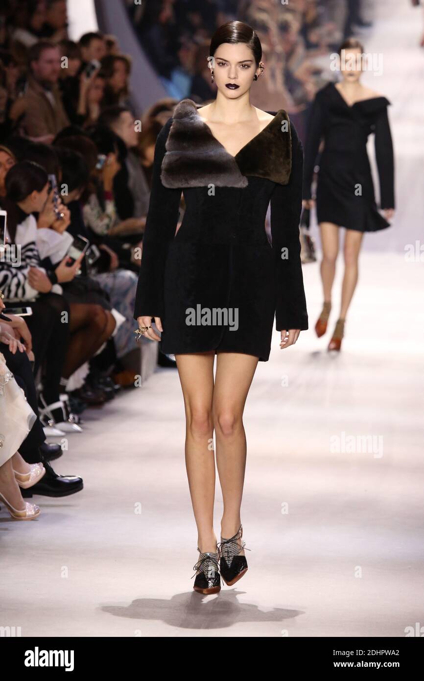 Model Kendall Jenner walks the runway during the Christian Dior