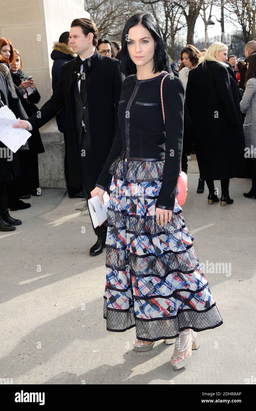Leigh Lezark arriving to the Chanel show as part of Fall/Winter 2016/2017  Paris Fashion Week on March 8, 2016 in Paris, France. Photo by Aurore  Marechal/ABACAPRESS.COM Stock Photo - Alamy