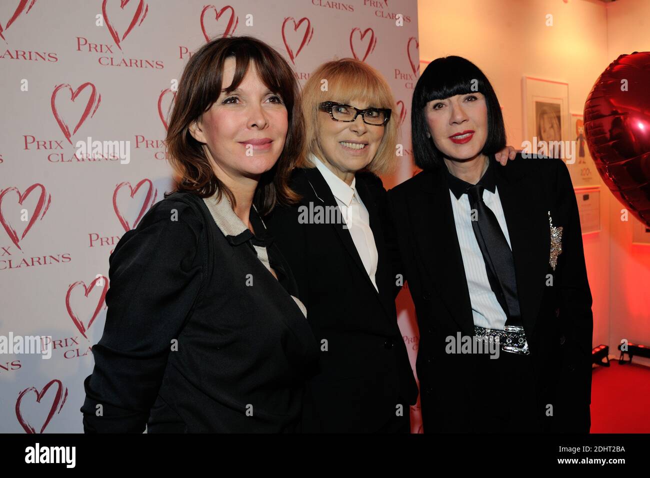 Tina Kieffer, Mireille Darc, Chantal Thomass assistent au prix Clarins