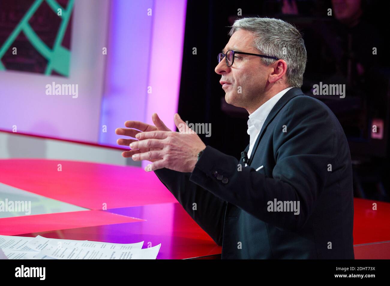 JEANFRANCOIS ACHILLI TOURNAGE DE L'EMISSION 'GENERATIONS D'IDEES