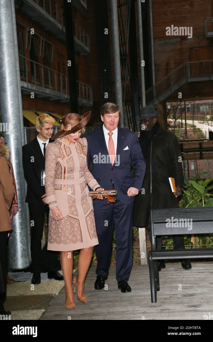 LE ROI WILLEM-ALEXANDER ET LA REINE MAXIMA DES PAYS-BAS - RENCONTRE AVEC  DES JEUNES AUTOUR DE LA LIBERTE ET DE LEGALITE EN PARTENARIAT AVEC LA  FONDATION ANNE FRANK ET LA FONDATION LILIAN