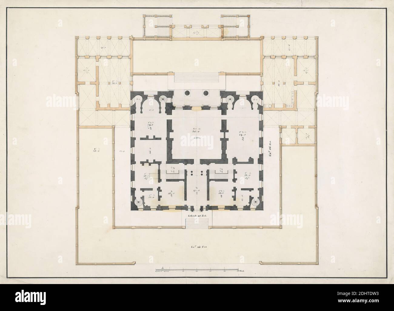 Black white floor plan hi-res stock photography and images - Alamy