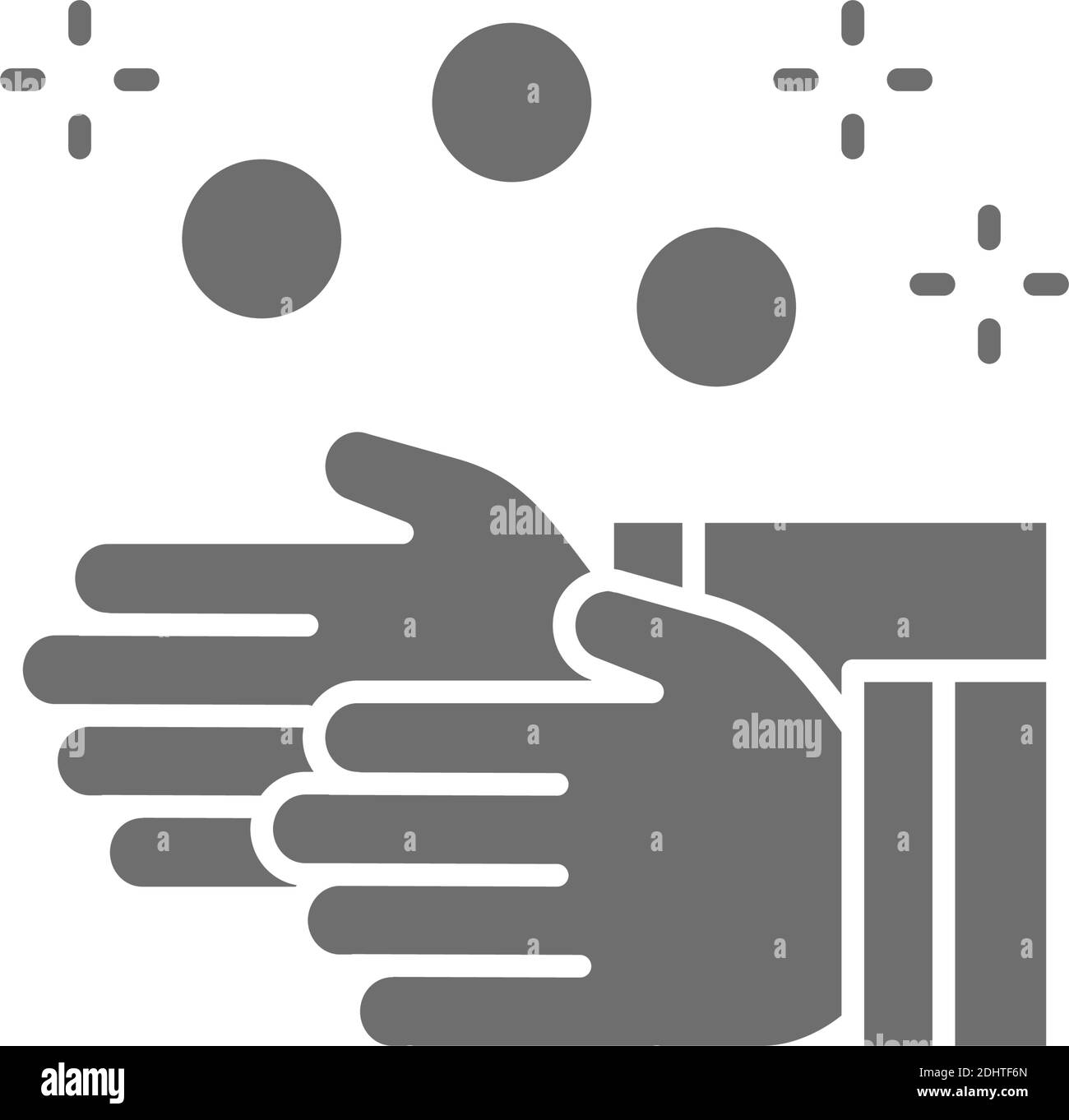 Vector juggling balls, juggler, circus grey icon Stock Vector Image