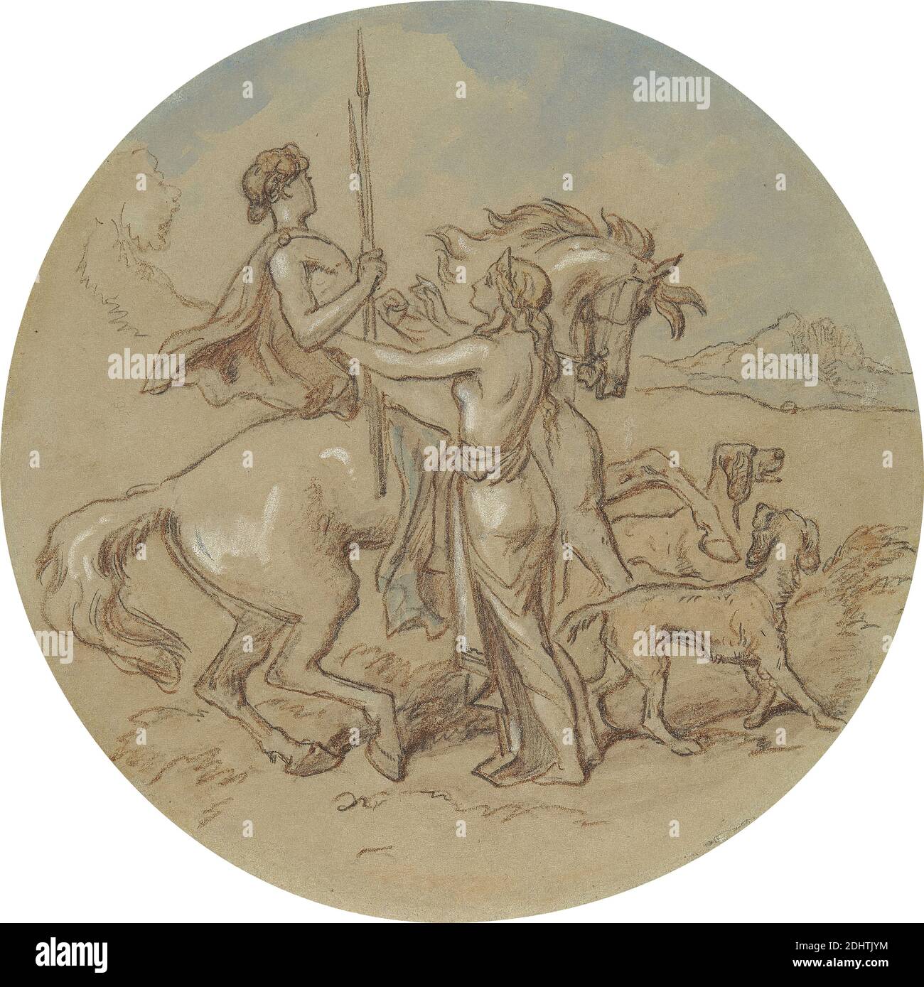 One of eighteen designs for a series of plates illustrating Venus and ...