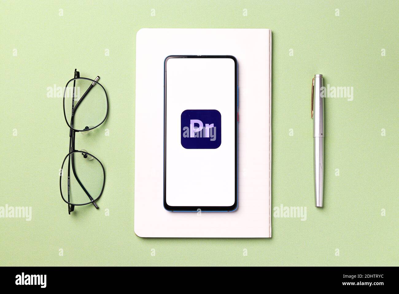 Assam India December 20 2020 Adobe Premiere Pro Logo On Phone Screen Stock Image Stock Photo Alamy