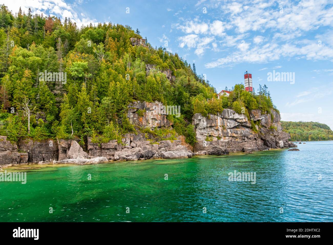 Flower Pot Island Fathon Five National Park Tobermory Ontario Canada in