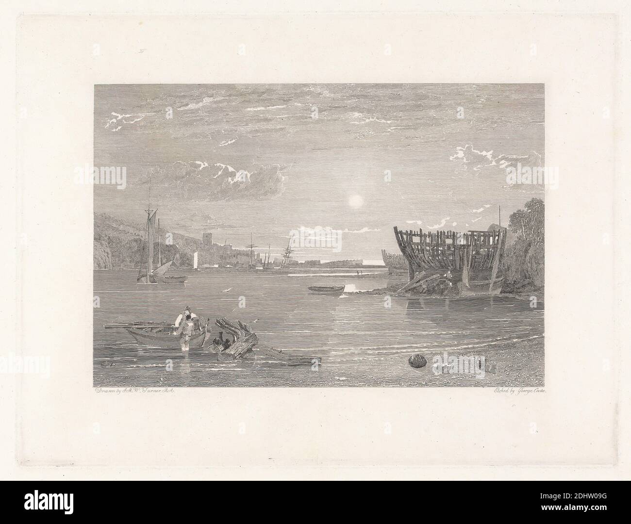 Teignmouth Devon George Cooke 1781 14 British After Joseph Mallord William Turner 1775 1851 British 1814