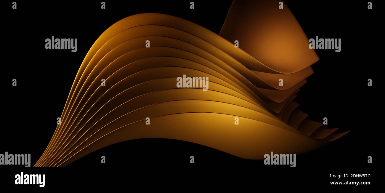 Golden abstract background cgi hi-res stock photography and images - Alamy