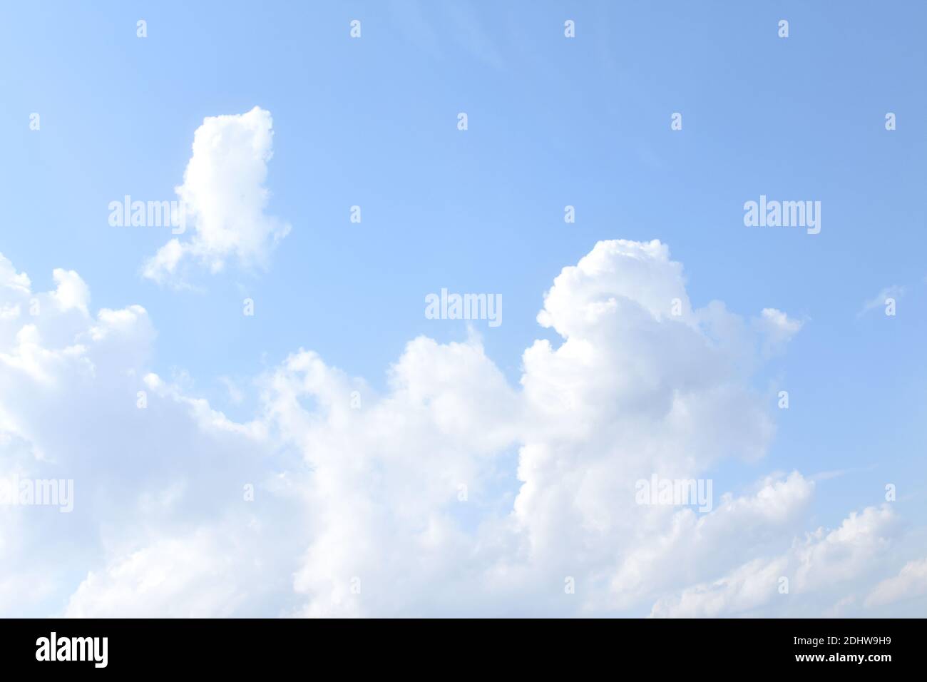 Aerial view of clouds and blue sky Stock Photo - Alamy