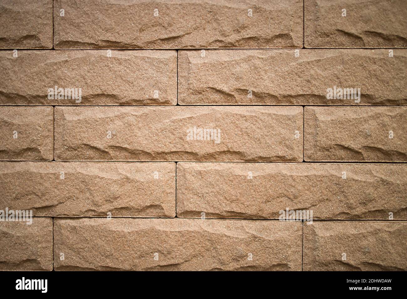 Orange brick wall texture background. Stock Photo