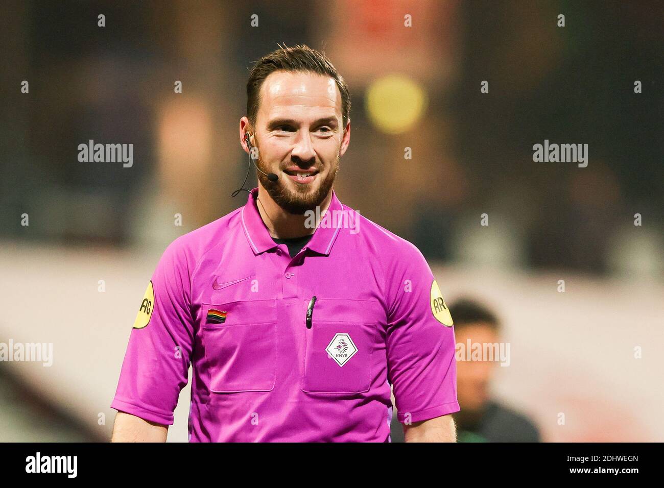 VELSEN, NETHERLANDS DECEMBER 11 Referee Edwin van de Graaf before