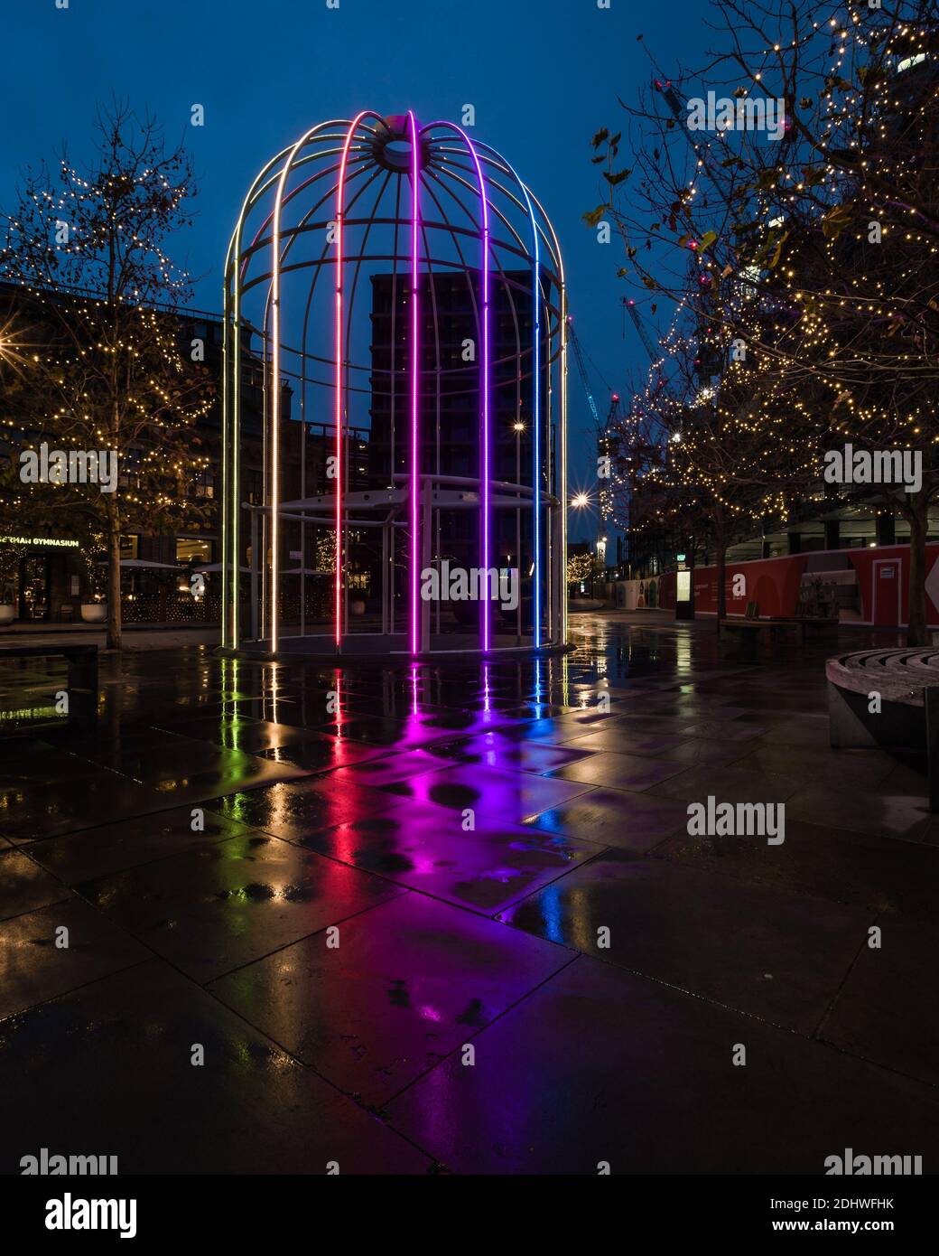 The Birdcage at London Kings Cross casts a splash of colour on the