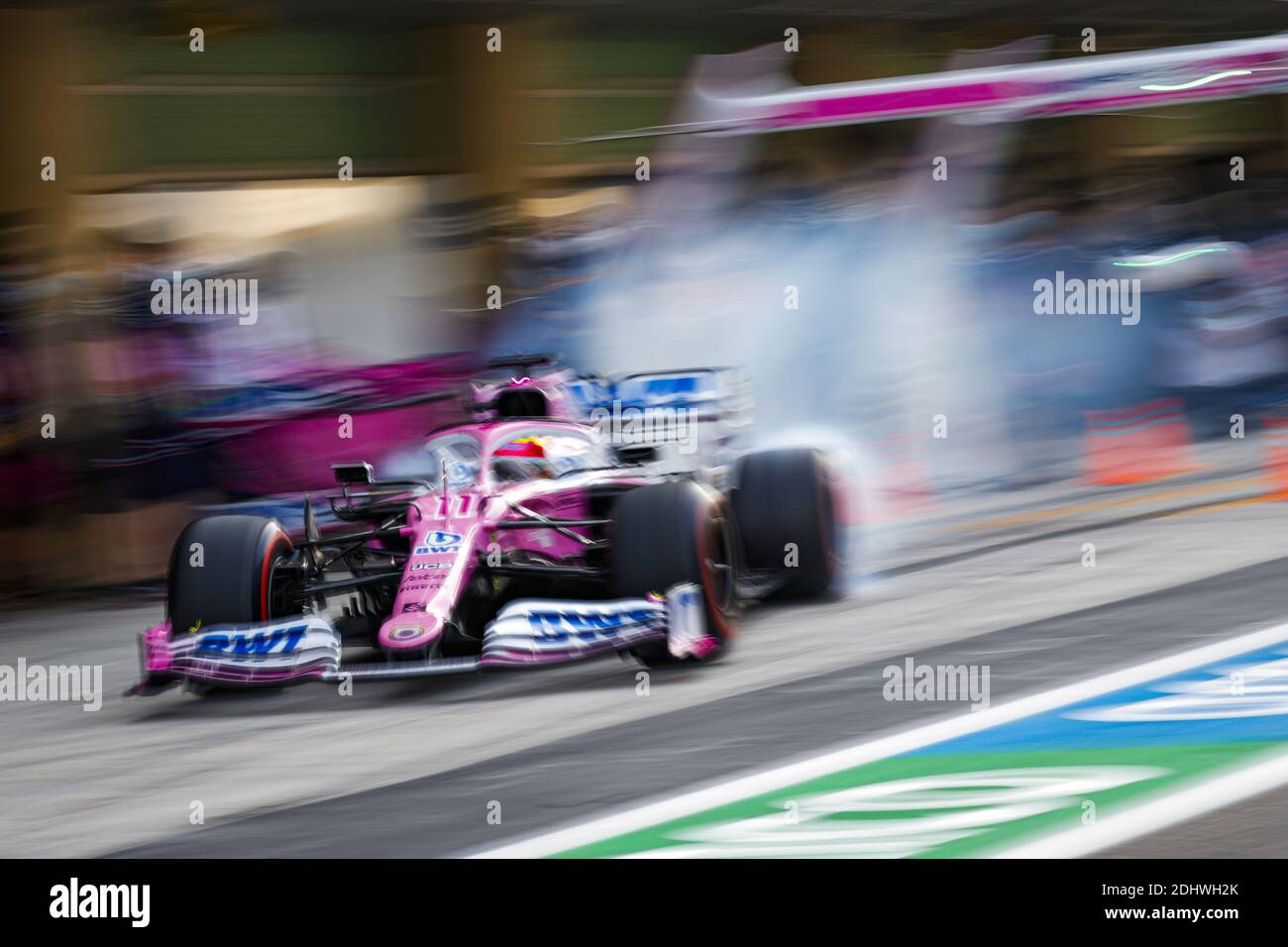 11 Perez Sergio Mex Racing Point F1 Rp Action During The Formula 1 Etihad Airways Abu Dhabi Grand Prix From December 11 To 13 On The Yas Marina Circuit In