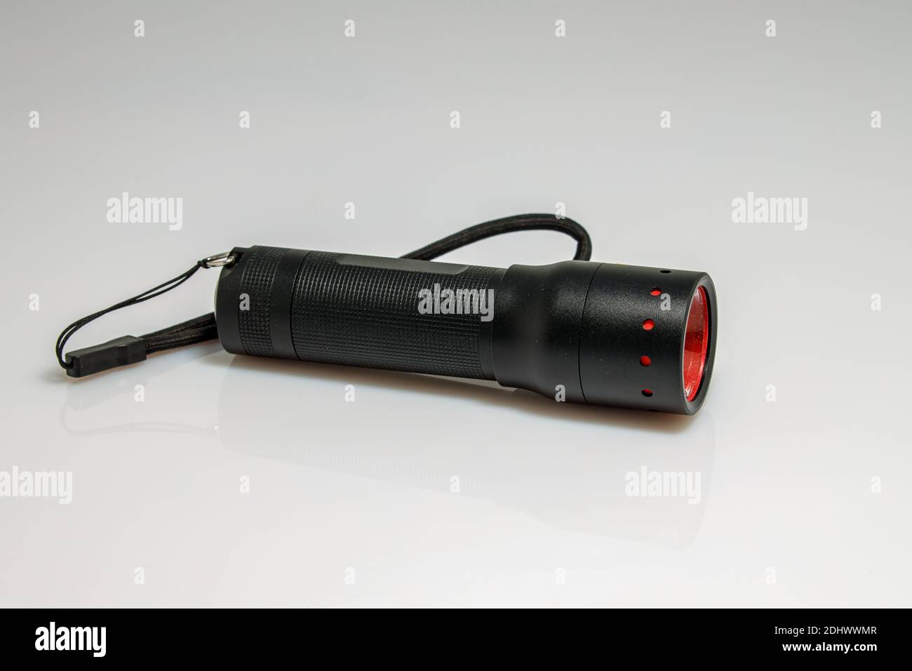 flashlight on a white background Stock Photo