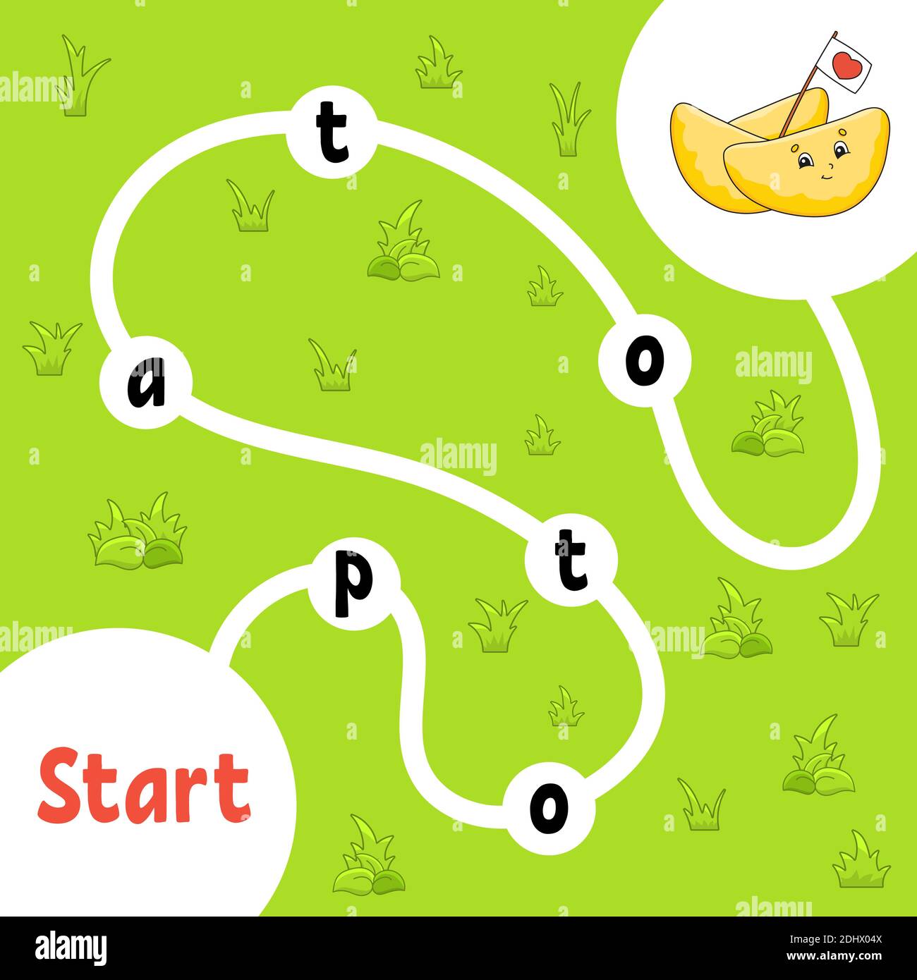 Logic puzzle game. Learning words for kids. Find the hidden name. Education  developing worksheet. Activity page for study English. Isolated vector ill  Stock Vector Image & Art - Alamy