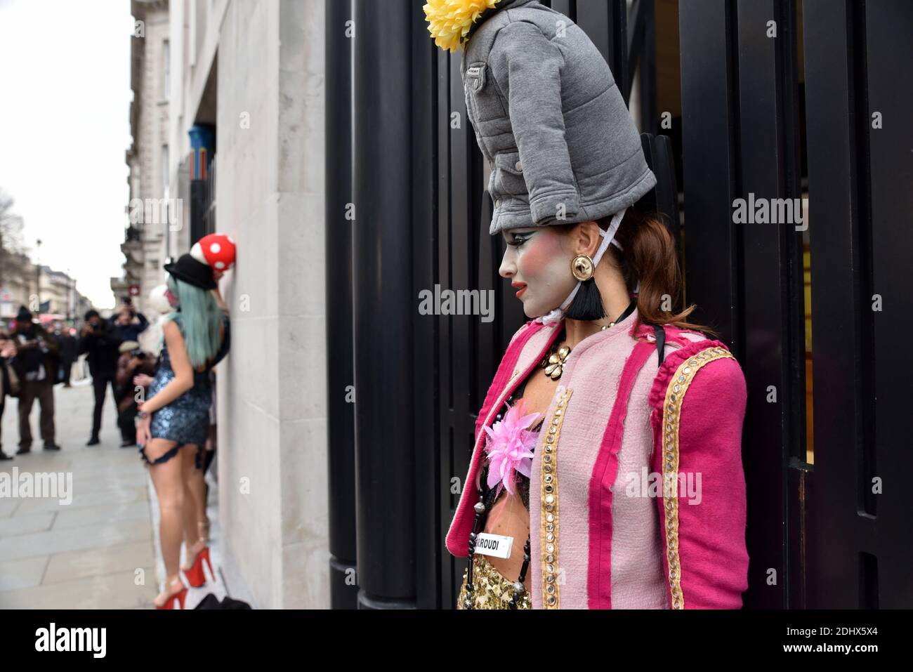 London, UK. 12th Dec 2020. Designer Pierre Garroudi Flashmob in central London. Credit: Matthew Chattle/Alamy Live News Stock Photo