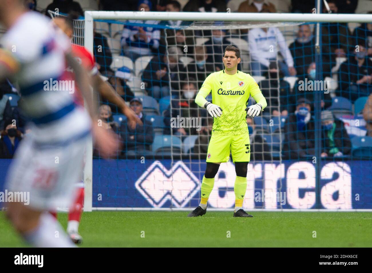 London, UK. 12th Dec, 2020. Rafael of Reading during the EFL Sky Bet Championship match between Queens Park Rangers and Reading at The Kiyan Prince Foundation Stadium, London, England on 12 December 2020. Photo by Salvio Calabrese. Editorial use only, license required for commercial use. No use in betting, games or a single club/league/player publications. Credit: UK Sports Pics Ltd/Alamy Live News Stock Photo