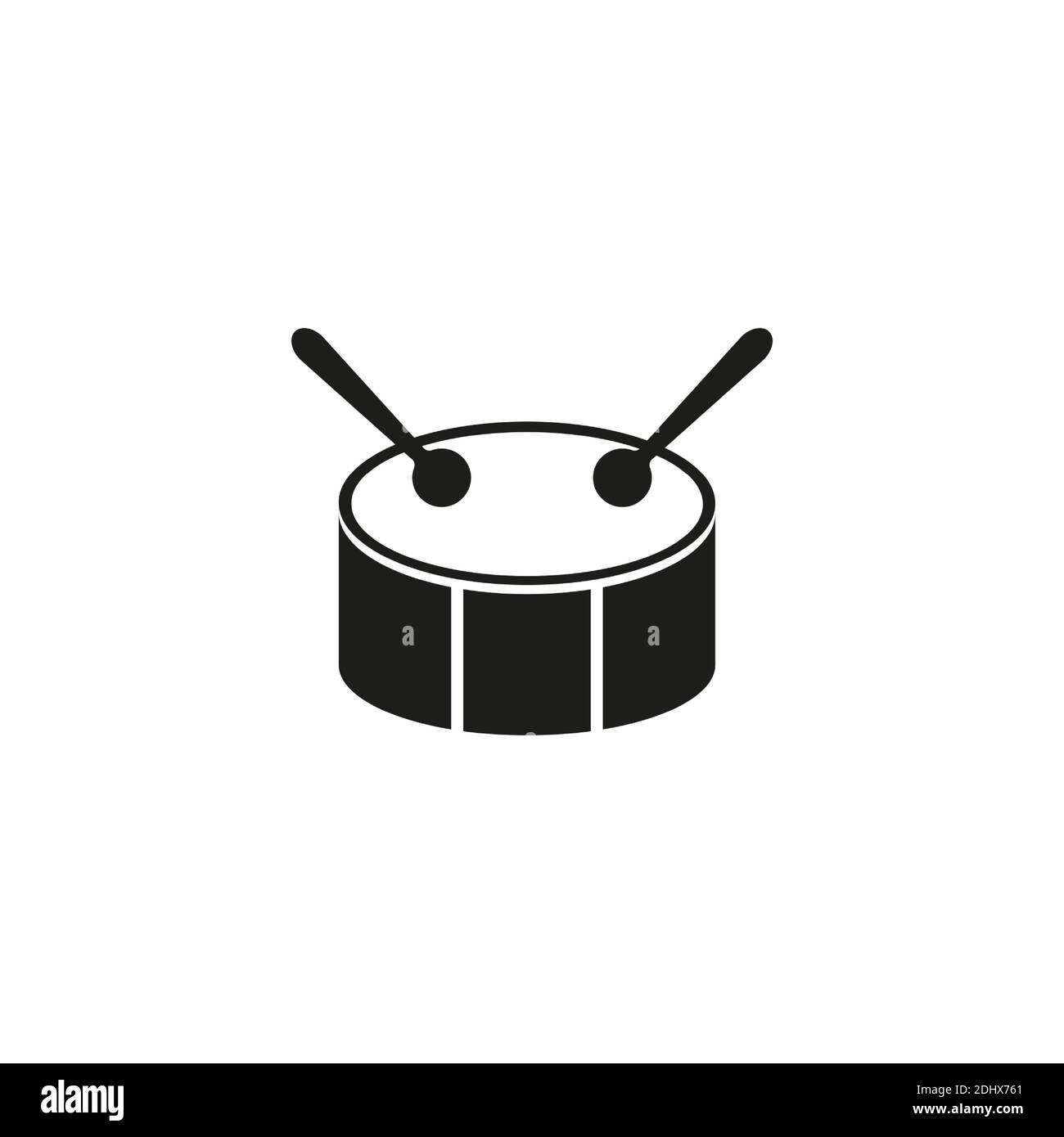 drum icon element of music icon for mobile concept and web apps. Thin line drum  icon can be used for web and mobile. Premium icon on white background Stock  Vector Image &