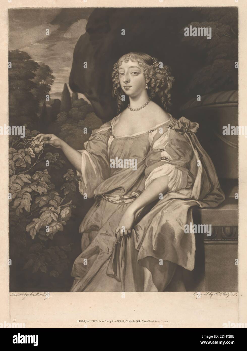 Portrait Of A Woman Thomas Watson 1743 1781 British After Sir Peter Lely 1618 1680 Dutch Active In England From 1643 1779 Engraving Sheet 19 5 8 16 3 8 Inches 49 8 41 6 Cm Plate 17 3 4 12 15 16 Inches 45 1 32 9 Cm And Image Portrait Of A Woman Thomas Watson 1743 1781 British After Sir Peter Lely 1618 1680 Dutch Active In England From 1643 1779 Engraving Sheet 19 5 8 16 3 8 Inches 49 8 41 6 Cm Plate 17 3 4 12 15 16 Inches 45 1 32 9 Cm And Image