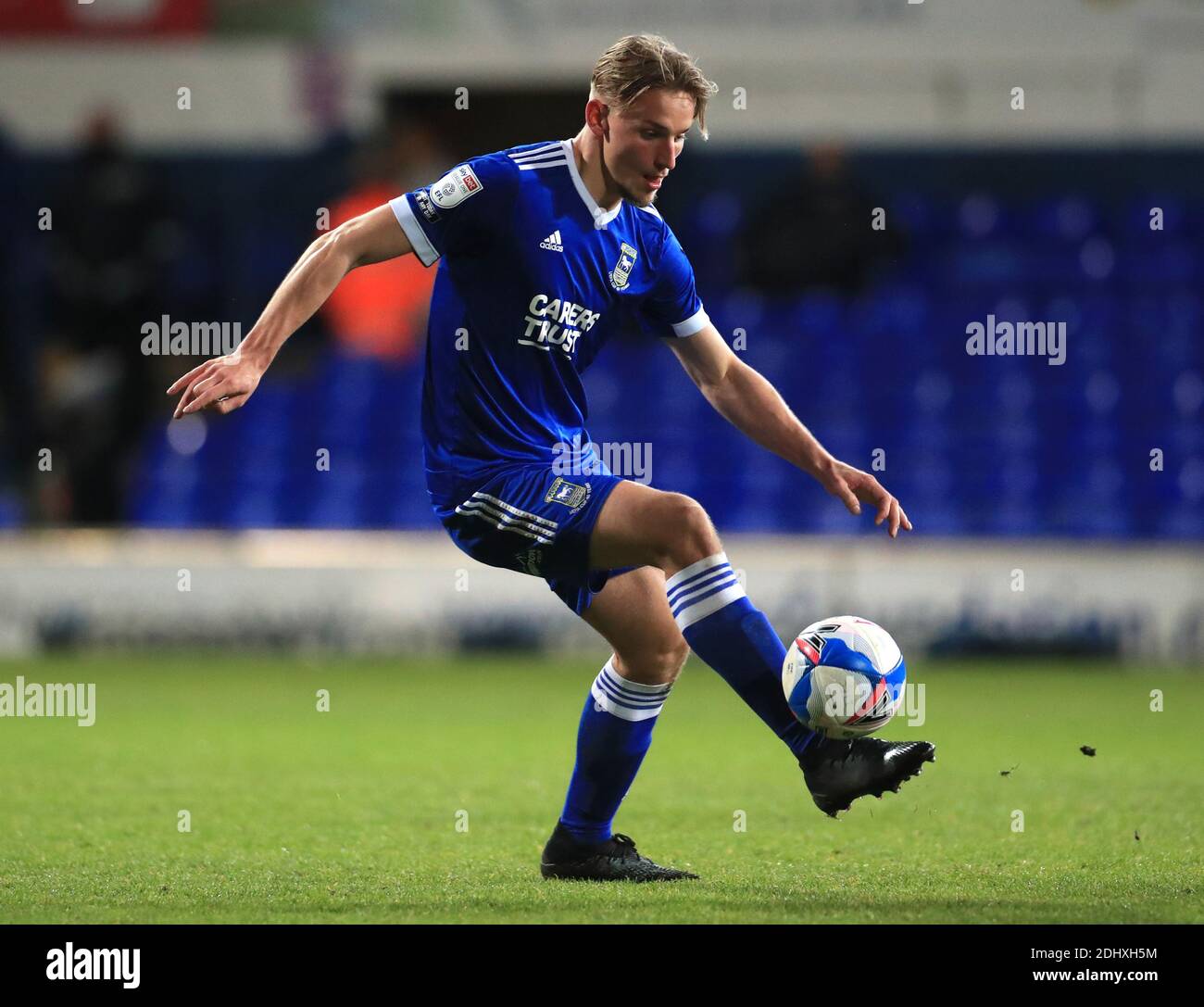 Ipswich Town's Luke Woolfenden during the Sky Bet League One match at Portman Road, Ipswich. Stock Photo