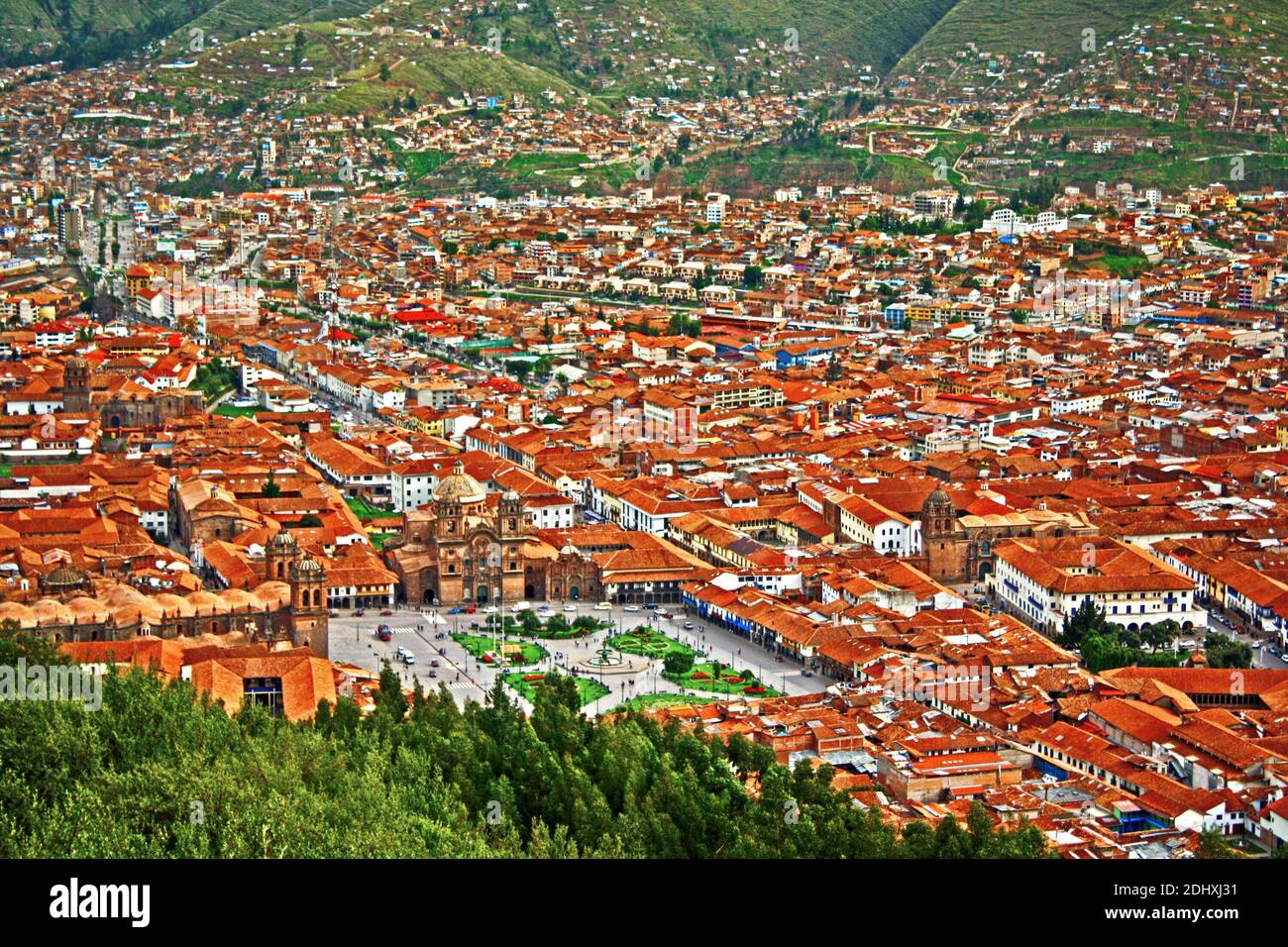 Urban landscape of Cusco, Peru Stock Photo - Alamy