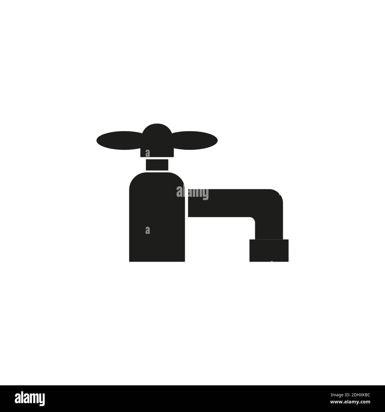 water tap icon element of plumbing icon for mobile concept and web apps. Thin line water tap icon can be used for web and mobile. Premium icon on Stock Vector